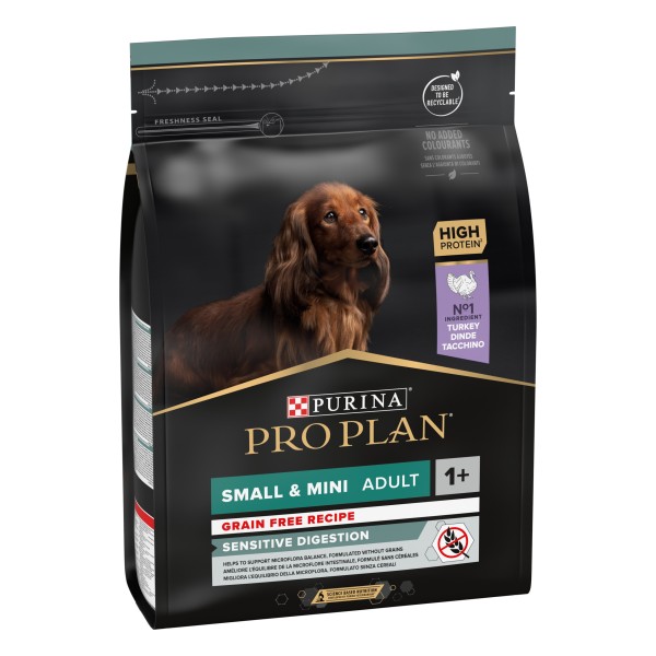 Pro Plan Mini Adult Digestion Pavo Grain Free 2,5kg