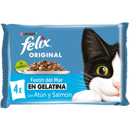 Felix Fantastic Festín del Mar Gelatina surtido 4 x 85gr