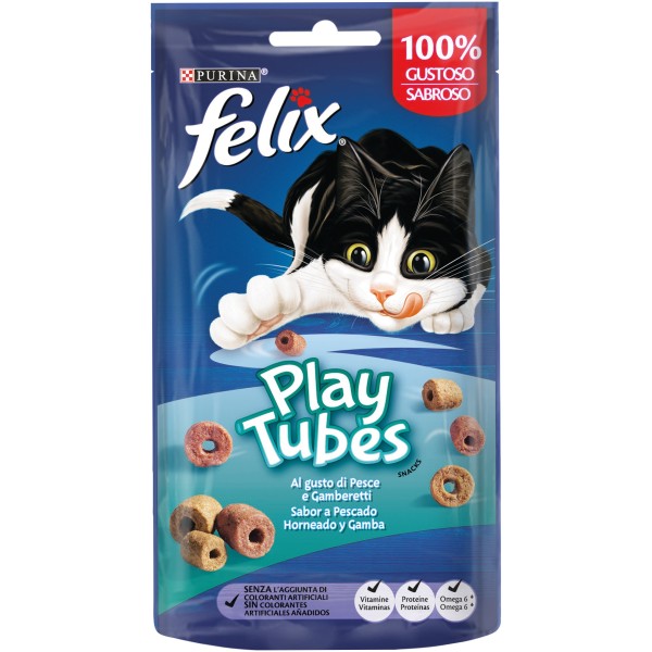 Felix Play Tubes Pescado&Gamba 50gr