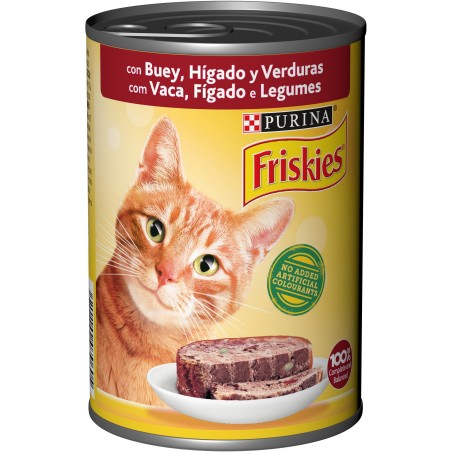 Friskies Gato Lata Paté Buey e Higado 400gr