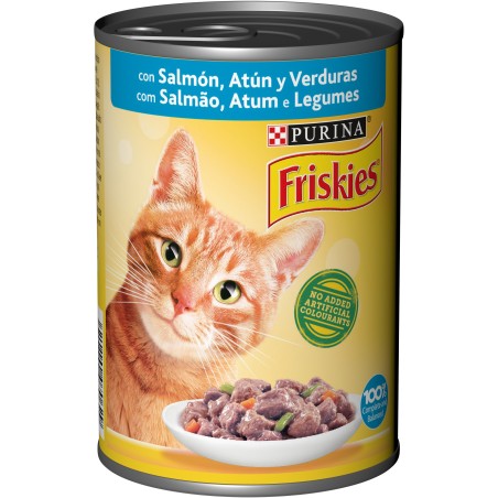 Friskies Gato Lata Salmón y Atún en Salsa 400gr