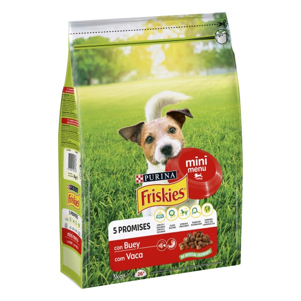 Friskies Dog Mini Menú Buey 3Kg