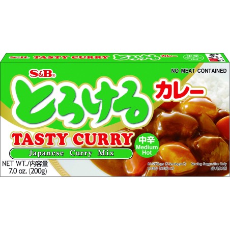 Tasty Curry Medio Picante S&B 200gr