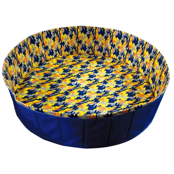 Piscina para perros de camuflaje 120x30cm