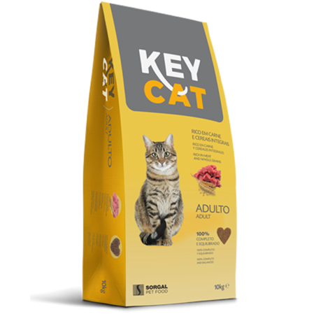 Key Cat Mix Carnes 10kg