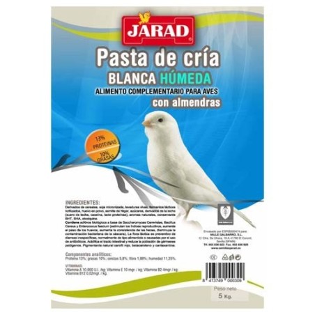 Pasta Cría Blanca Húmeda Jarad 500gr