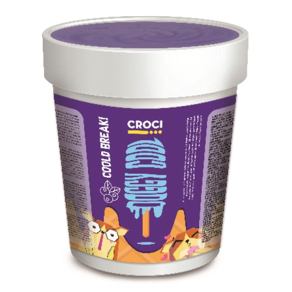 Helado para Perros DoggyCool Frutos Rojos  Tarrina 156gr  6uds.