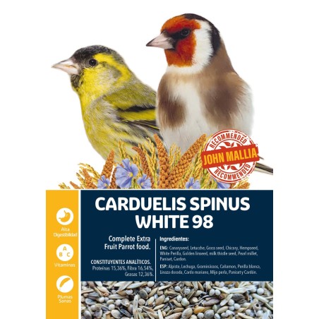Mixp Carduelis Spinus White 98  0.8kg