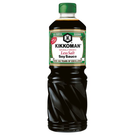 Salsa Soja Kikkoman Baja Sal 975mL