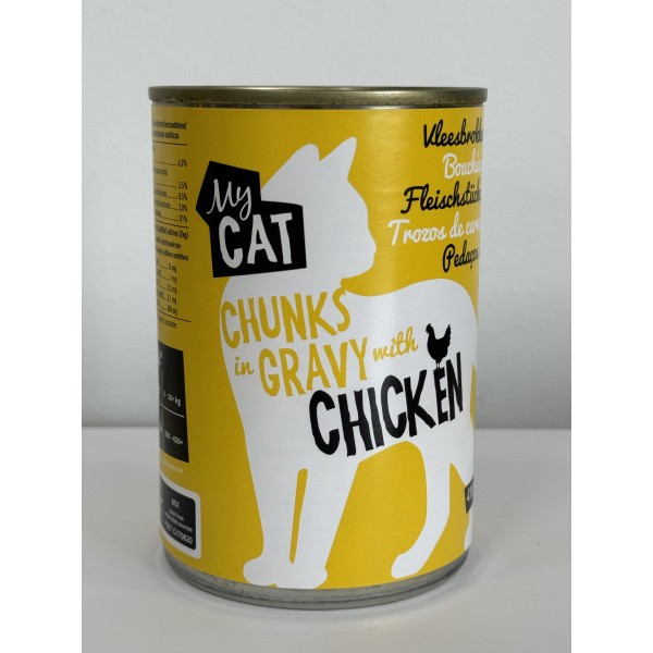 Lata Gato "MyCat" Pollo 410gr