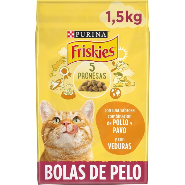 Friskies Gato Hairball Pollo 1,5kg