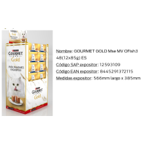 Expositor Gourmet Gold Mouse 12x85gr. 48uds