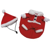 Traje Santa Claus con Sombrero 30cm