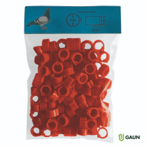 Anillas Palomas 8mm (Rojo) - 100uds