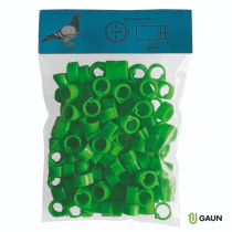 Anillas Palomas 8mm (Verde) - 100uds