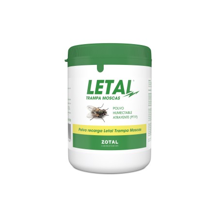 Letal Atrayente Trampa Mosas 4 sobres x 20gr