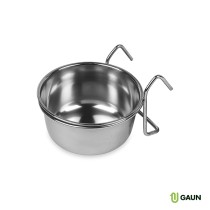 Comedero Inox. con Ganchos-G
