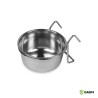 Comedero Inox. con Ganchos-G