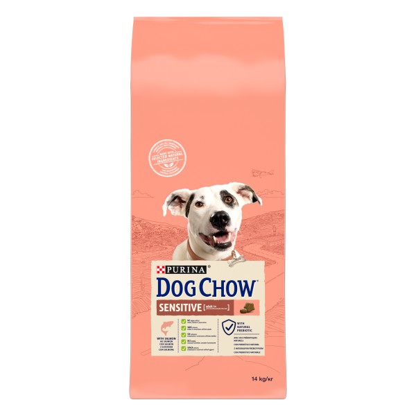 Dog Chow Sensitive  Salmón 14kg - Promoción