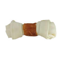 Hueso Calcio con Pollo 15cm 70gr.