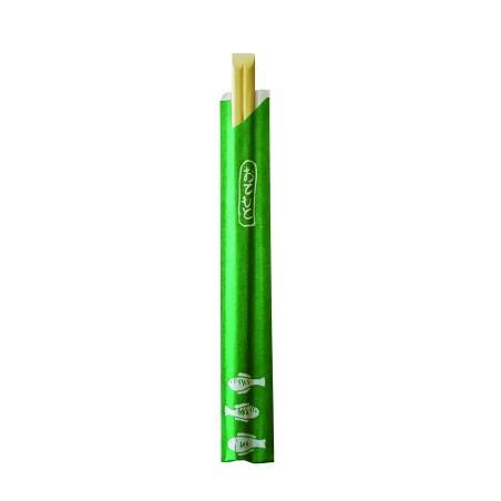 Palillos de Bambu 21cm - Con Funda - 100 Pares