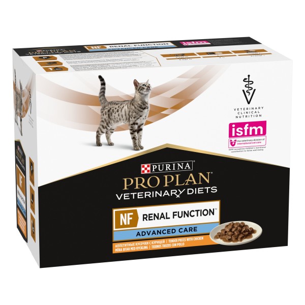 Pro Plan Veterinary Diest Feline Renal Pollo Pouch Advance Care 10x85gr