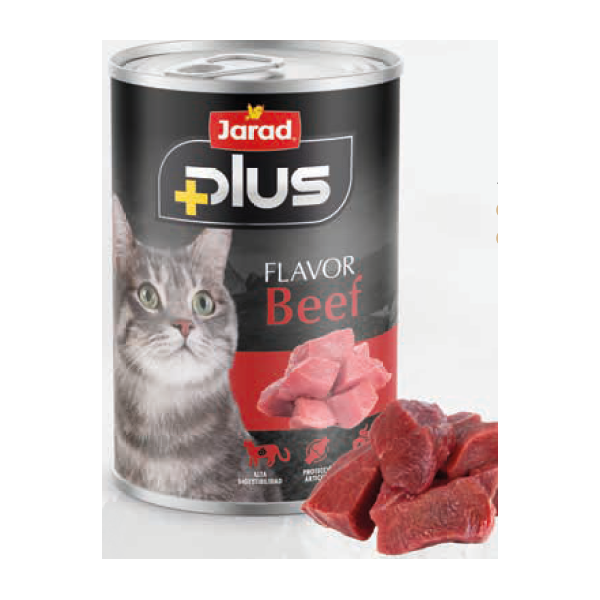 Lata Jarad Plus Cat Beef 410 gr.