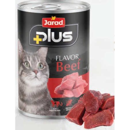 Lata Jarad Plus Cat Beef 410 gr.