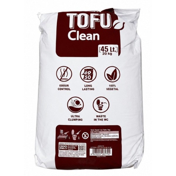 Lettiera Tofu Clean 20kg