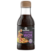 Salsa Kikkoman Teriyaki Wok con Ajo 250ml