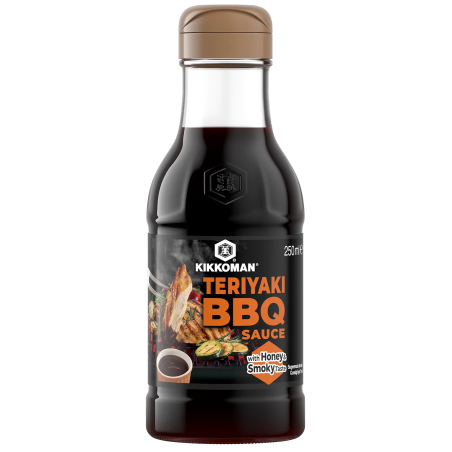 Salsa Kikkoman Teriyaki BBQ con miel 250ml