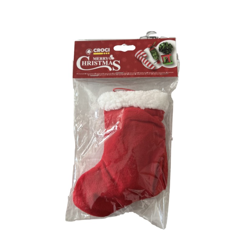 Bota Navidad Perro 44x28cm