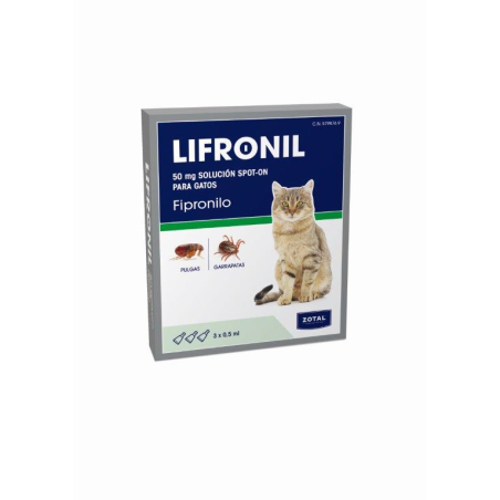 Lifronil Pipeta Gatos (Blister 3x50mg)