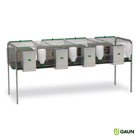 Jaula Conejos Mod. Silleda - 4 Nidos